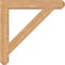 Ekena Millwork Traditional Craftsman Smooth Bracket w/ Offset Brace, Western Red Cedar, 7 1/2"W x 42"D x 42"H BKT0806X42X42TRA04SWR - alternate 4
